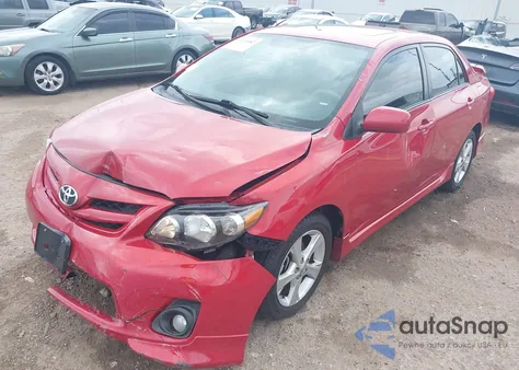 2011 Toyota Corolla S from USA, damaged, VIN 2T1BU4EE5BC708875